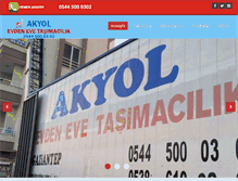Tablet Screenshot of akyolevdenevetasimacilik.com